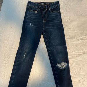 American Eagle size 4 regular high rise stretch jeggings